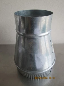 Imperial GV1420 4"x6" Galvanized Increaser 6" FREE SHIPPING - Picture 1 of 3