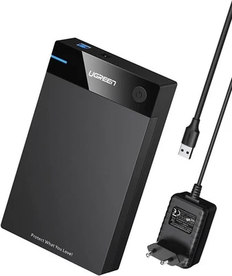 UGREEN USB 3.0 Festplattengehäuse UASP 3,5 Zoll Externe Festplatten Gehäuse USB - Bild 1 von 4