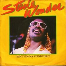 STEVIE WONDER i ain't gonna stand for it 7" PS EX/VG uk