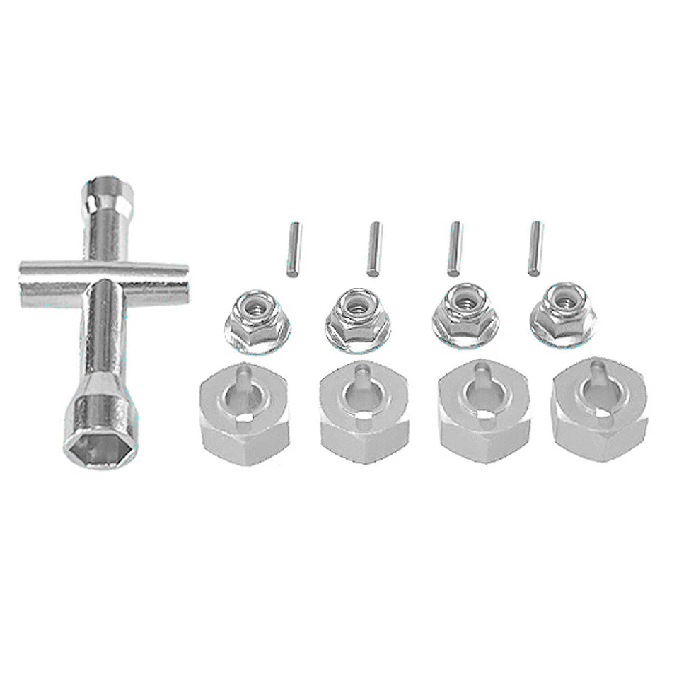 For Hyper Go 1/14 14210 1/16 RC Car Hexagonal Wrench Wheel Hex Set M4 Nut Parts - Image 1 of 1