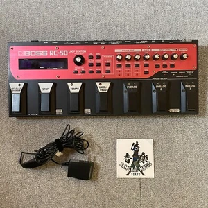 BOSS RC-50 Loop Station Looper Effects Pedal W/AC Adapter Shipping From Japan - Picture 1 of 16