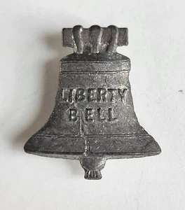 1928 Vintage Premium Cracker Jack Preis Spielzeug Liberty Glocke Nieten oder Ansteckknopf - Bild 1 von 2