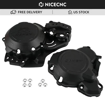 Kit protector de embrague y cubierta de encendido del motor para Husqvarna TC250 2019-2022 negro Foto 1 de 4