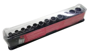 New Snap-on™ 3/8" dr 8 thru 19 mm 12-point Semideep Socket Set 212FMSYA Sealed - Bild 1 von 5