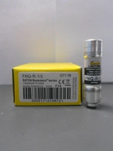 New Lot Bussmann FNQ-R 1/2 Amp Fuses Class CC 600 Volts NEW LOOK NIB - Picture 1 of 1