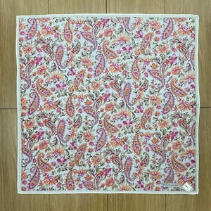 Vintage Yves Saiant Laurent Handkerchief Neckerchief Bandana Pocket Square Gift - Picture 1 of 2