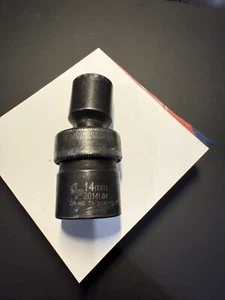 Grey Pneumatic Impact 2014UM 1/2" Drive x 14mm Standard Universal Socket - Bild 1 von 3