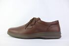 ECCO Men's Leather Lace-Up Business Shoes C6814 Bison Brown
