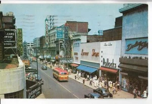 LOOKING NORTH ON BUSY GRANBY ST~NORFOLK, VA - PM 1958 - Imagen 1 de 1