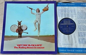 THE ROLLING STONES GET YER YA-YA'S OUT! LP DECCA (1970) VG+ ENGLAND IN CONCERT - Imagen 1 de 5