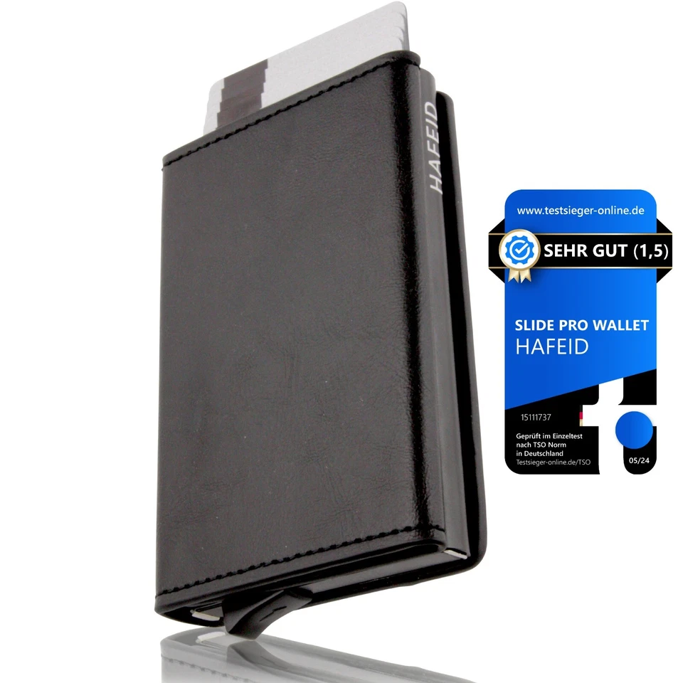 Kartenetui mit RFID Schutz - mini Geldbörse Portemonnaie Geldbeutel slim wallet - Bild 1 von 4