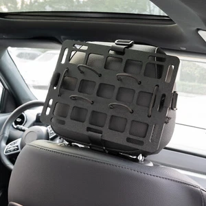 Panel táctico MOLLE reposacabezas rígido coche pistola de disparo rifle soporte almacenamiento - Imagen 1 de 8