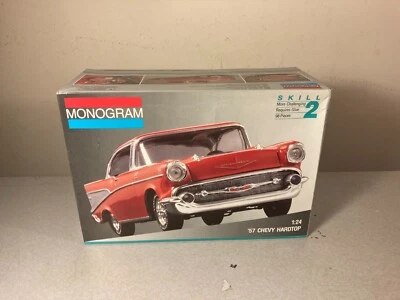 Monogram 1957 Chevy Hardtop 1:24 Scale Model Kit - Image 1 of 4
