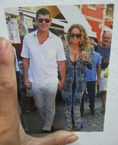 mariah carey walk on street picture paper 4x6 in waterproof for celeb scrapbook - Picture 1 of 1