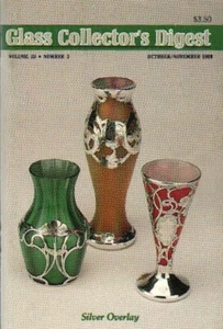 Glass Collector's Digest Oct 1989, Old Morgantown, Crackle, Odyssee En Verre - Picture 1 of 1