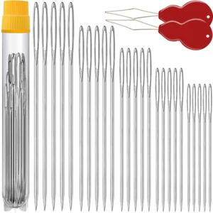 Premium Large Eye, Large Gauge Needles for Hand Sewing - Assorted Sizes, Includi - Picture 1 of 12