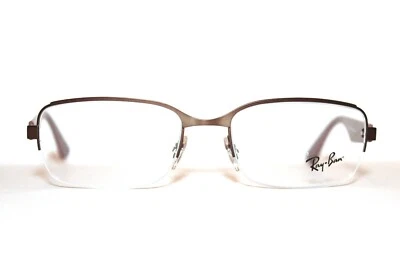 BRAND NEW RAY BAN RB 6311 2758 MATTE BROWN EYEGLASSES RX RB6311 52-18-140 MM - Image 1 of 4