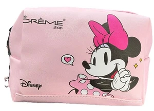 The Creme Shop x Disney Minnie & Mickey Mouse Pink Makeup Bag 2 Sided Graphics - Picture 1 of 18