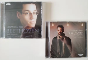 2 New & Sealed CD BEETHOVEN Piano Sonatas Vols 2 & 3 JONATHAN BISS Onyx - Picture 1 of 5
