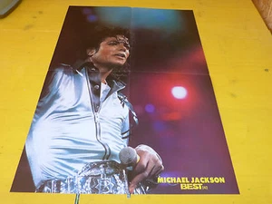 MICHAEL JACKSON - Poster !!! Au verso : STING !!! - Bild 1 von 2
