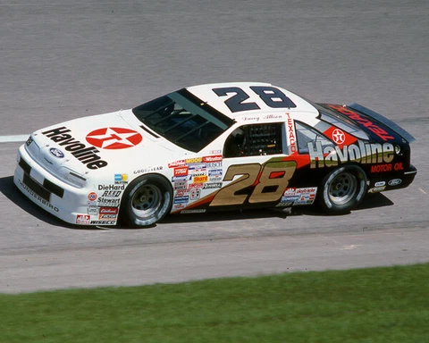 DAVEY ALLISON 1989 #28 TEXACO HAVOLINE FORD ON TRACK 20X16 GLOSSY POSTER PHOTO Cover