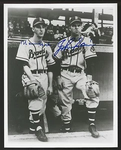 Warren Spahn & Johnny Sain Braves Signed Auto 8x10 Photo Autograph - Picture 1 of 1