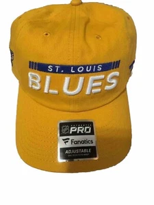 St. Louis Blues Fanatics Authentic Pro Rink Adjustable Unisex Hat Cap NHL - Picture 1 of 15