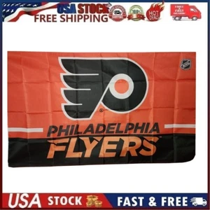Philadelphia Flyers  Flag NHL 100% Polyester Indoor Outdoor 3x5 feet Flag Banner - Picture 1 of 10