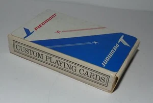 PIEDMONT AIRLINES FULL DECK OF PLAYING CARDS BOX OPEN - Picture 1 of 5