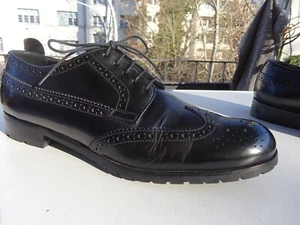 EMPORIO ARMANI Herren Business Schuhe Leder Budapester Italy Gr.43(UK9) f.Neuw - Bild 1 von 19