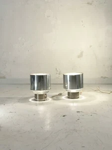 1970 2 POSTMODERNIST SPACE-AGE KINETIC POP LAMP Arteluce Sarfatti Guzzini - Picture 1 of 4