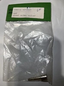 Tamiya 58054 Vintage Silver Wheel Axle NEW NOS 1/10 RC Hotshot SA9 - Picture 1 of 2
