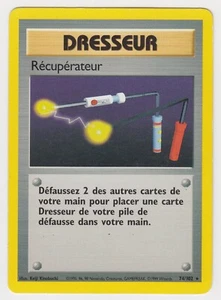 1x (HP) 1996 Pokemon Item Finder Base Set French Heavily Played TCG Trainer - Picture 1 of 2