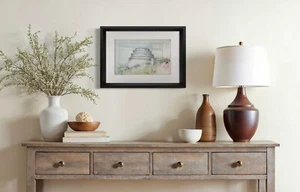 Frank Lloyd WRIGHT Lithographie #’ed LIMITED Ed. "Gordon Strong Planetarium"  - Bild 1 von 13