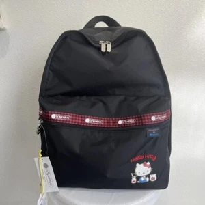 NEW Hello Kitty LeSportsac Bag Backpack black NEW - Picture 1 of 4