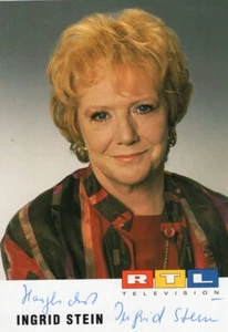 Ingrid Stein (†) - original signierte Autogrammkarte - Bild 1 von 1