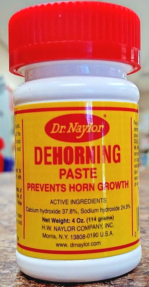 DR. NAYLOR Dehorning Paste Dr Naylor 4 oz for Calves, Sheep, and Goats bloodless dehorn