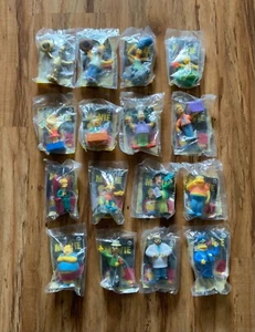 The Simpsons Movie Figures Burger King 2007 Brand New Sealed Complete Set of 16 - Picture 1 of 4