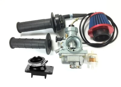 Carburetor & Intake Boot Handle Grip & Cable For Yamaha YZ80,YZ85 YZ85 Team Carb - Image 1 of 4