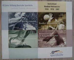 Bund, BRD, Jahrgang 2007, Block 70, postfrisch ** - Bild 1 von 1
