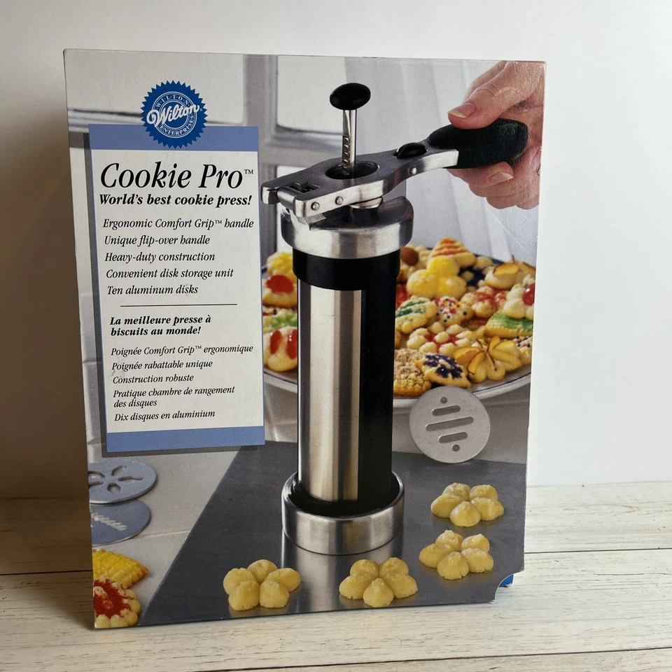 Wilton Cookie Pro Cookie Press - Silver