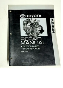 Toyota A540H 1995 eje automático manual de reparación de servicio de fábrica - Imagen 1 de 5