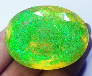 Certified 129.50 Ct Natural Monarch Doublet Fire Opal Loose Gemstone Oval - Picture 1 of 6