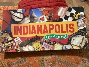 INDIANAPOLIS IN A BOX COMPLETE GAME, INDY 500, PACERS,COLTS,ZOO,EXC.COND/FREE PH - Picture 1 of 15