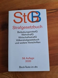Szrafgesetzbuch StGB 58. Auflage 2020 - Bild 1 von 2