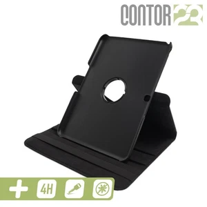 360° Schutzhülle, Tasche, matte Folie in SCHWARZ für 10.1" Samsung Galaxy Tab 4 - Bild 1 von 7