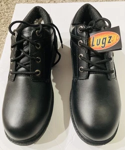 LUGZ HERREN SCHWARZ Savoy rutschfeste Stiefel Oxford Schuhe BRANDNEU (GRÖSSE 9,5)  - Bild 1 von 5