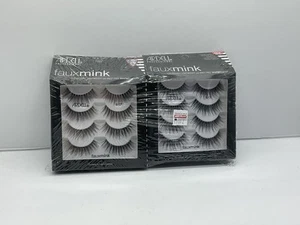 2 PACK - Ardell Faux Mink Luxuriously Lightweight Invisiband Lashes 817 - Picture 1 of 6