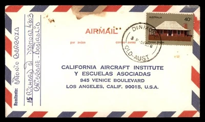 Mayfairstamps Australia 1976 Dinmore a Los Ángeles CA Cubierta aau_51573 Foto 1 de 2