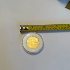 2003 Missouri State Quarter 24K Gold Plated Uncirculated Coin - Picture 1 of 2